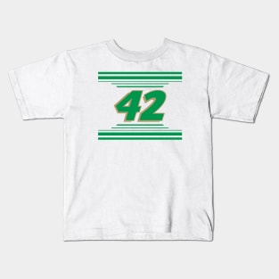 John Hunter Nemechek #42 2024 NASCAR Design Kids T-Shirt